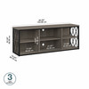 kathy ireland Home by Bush Furniture City Park 60W Industrial TV Stand for 70 Inch TV - CPV160DG-03