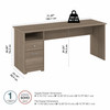 Bush Furniture Cabot 72W Computer Desk with Drawers - WC31272