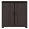 Bush Furniture Cabot Small Storage Cabinet with Doors Heather Gray - WC31798