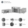 Bush Furniture Key West TV Stand for 70 Inch TV with Coffee Table and End Tables Cape Cod Gray - KWS071CG