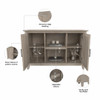 Bush Furniture Entryway Storage Set with Hall Tree, Shoe Bench and 2 Door Cabinet - KWS054WG
