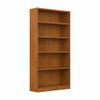 Bush Furniture Tall 5 Shelf Bookcase Natural Cherry - WL12467