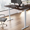 Move 40 Series by Bush Business Furniture 72W x 30D Height Adjustable Standing Desk Black Walnut - M4S7230BWSK