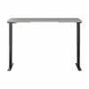 Move 40 Series by Bush Business Furniture 72W x 30D Height Adjustable Standing Desk Platinum Gray / Black - M4S7230PGBK