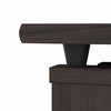 Bush Furniture Cabot Collection 72W L Shaped 3 Position Sit to Stand Desk Heather Gray - CAB050HRG