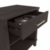 Bush Furniture 4 Drawer Chest and Nightstand Storm Gray - SET034SG