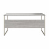 Bush Furniture Hybrid 60W x 30D Computer Table Desk In Platinum Gray - HYD360PG