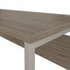 Bush Furniture Hybrid 72W x 30D Computer Table Desk In Modern Hickory - HYD373MH
