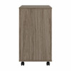 Bush Furniture Hybrid 2 Drawer Mobile File Cabinet Assembled In Modern Hickory - HYF116MHSU-Z