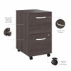 Bush Furniture Hybrid 2 Drawer Mobile File Cabinet Assembled In Storm Gray - HYF116SGSU-Z