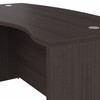 Bush Business Furniture Studio C 60W x 43D Left Hand L-Bow Desk Shell In Storm Gray - SCD660SG