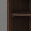 Bush Business Furniture Hybrid Tall 5 Shelf Bookcase In Black Walnut - HYB136BW-Z