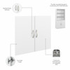 Bush Business Furniture Hybrid Half Height Door Kit In White - HYB236WH-Z