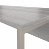 Bush Furniture Hybrid 72W x 36D Computer Table Desk In Platinum Gray - HYD172PG