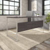 Bush Furniture Hybrid 60W x 30D Computer Table Desk In Storm Gray - HYD360SG