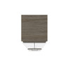 Bestar Orion 20W Storage Cabinet with Pull-Out Shelf In White & Walnut Grey - 116165-000017