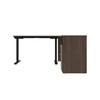 BESTAR Upstand 72W L-Shaped Electric Standing Desk in Antigua - 175852-000052