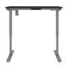 Bestar Upstand 24” x 48” Standing Desk in Deep Grey - 175859-000032