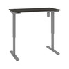 Bestar Upstand 24” x 48” Standing Desk in Deep Grey - 175859-000032
