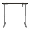 Bestar Upstand 24” x 48” Standing Desk in Deep Grey - 175859-000032