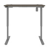 Bestar Upstand 24” x 48” Standing Desk in Bark Grey - 175859-000047