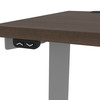 Bestar Upstand 48W x 24D Standing Desk with Dual Monitor Arm in Antigua - 175860-000052