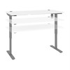 Bestar Upstand 30” x 60” Standing Desk in White - 175869-000017