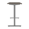 Bestar Upstand 30” x 60” Standing Desk in Bark Grey - 175869-000047