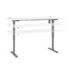 Bestar Upstand 30” x 72” Standing Desk in White - 175879-000017