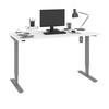 Bestar Upstand 30” x 72” Standing Desk in White - 175879-000017
