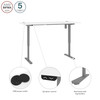 Bestar Upstand 30” x 72” Standing Desk in White - 175879-000017