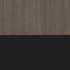 Bestar Norma 71W Desk Shell in Black & Bark Gray - 181400-000018