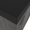 Bestar Norma 71W Desk Shell in Black & Bark Gray - 181400-000018