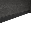 Bestar Norma 71W Hutch in Black & Bark Gray - 181520-000018