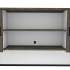 Bestar Norma 71W Hutch in Walnut Grey & White - 181520-000035