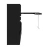 Bestar Viva 72W L-Shaped Standing Desk with Credenza and Shelving Unit in Black - 19851-18