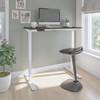 Bestar Viva 48W x 24D Electric Standing Desk in Black - 19857-000018