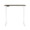 Bestar Viva 48W x 24D Electric Standing Desk in Walnut Grey - 19857-000035