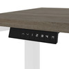 Bestar Viva 48W x 24D Electric Standing Desk in Walnut Grey - 19857-000035