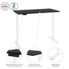 Bestar Viva 60W x 30D Electric Standing Desk in Black - 19867-000018