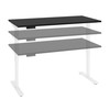 Bestar Viva 60W x 30D Electric Standing Desk in Black - 19867-000018