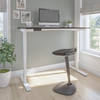 Bestar Viva 60W x 30D Electric Standing Desk in Black - 19867-000018
