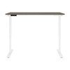 Bestar Viva 60W x 30D Electric Standing Desk in Walnut Grey - 19867-000035