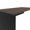 Bestar Connexion 60W Return Table in Antigua & Black - 93812-000052