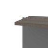 Bestar Prestige + 40W Desk Bridge in Bark Grey & Slate - 99820-000047