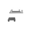 Bestar Prestige + 27W Keyboard Tray and CPU Stand in Slate - 99830-000059