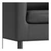 HON Parkwyn Series Loveseat, 53.5w x 26.75d x 29h, Black - VP3LLOVEBLK