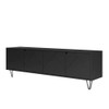 Nexera 119706 Slim TV Stand, 72-inch, Black - 119706