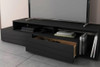 Nexera 112006 Tonik TV Stand, 72-inch, Black - 112006