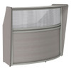 Linea Italia Reception Station with Polycarbonate Ash - ZUD310